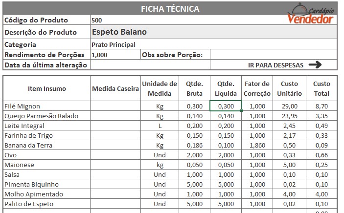 Guia Passo a Passo: Como Montar Uma Ficha Técnica Para Restaurante